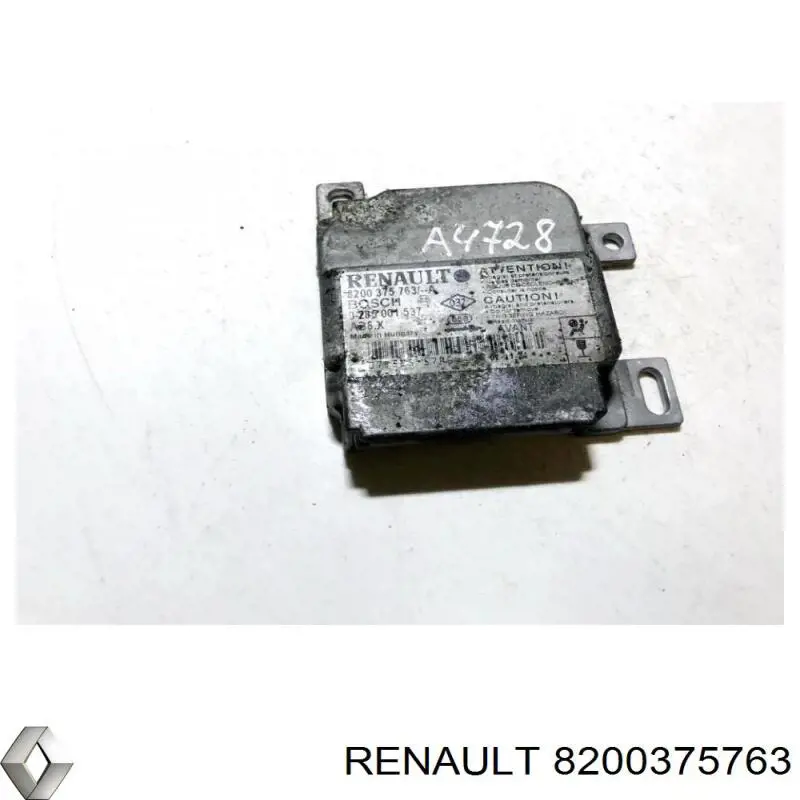 Módulo processador de controlo da bolsa de ar (Centralina eletrônica AIRBAG) Renault (RVI) 8200375763 preço, a partir de 93,80 USD