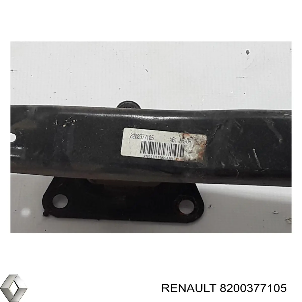 8200377105 Renault (RVI) Reforçador do pára-choque traseiro