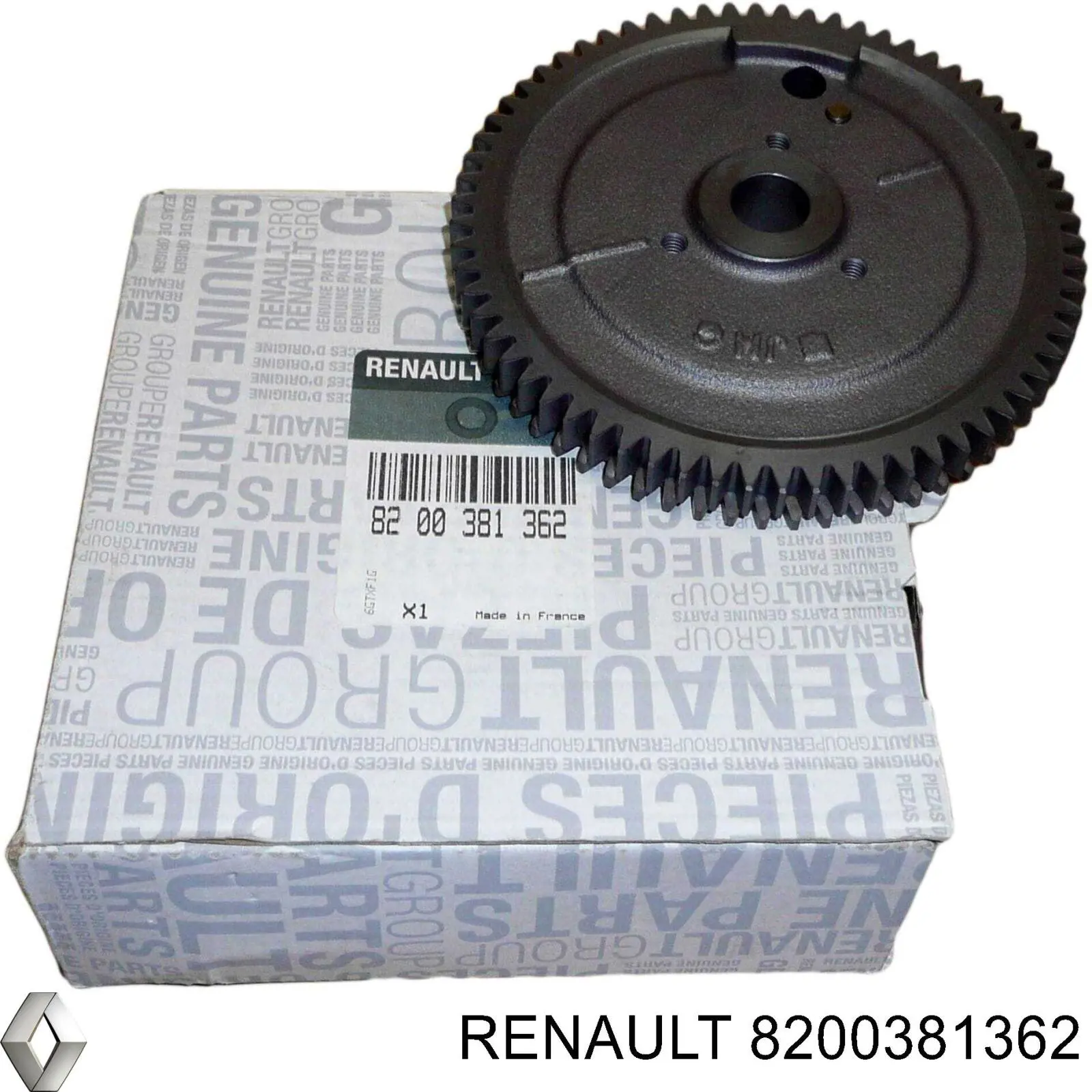 8200381362 Renault (RVI) Roda dentada de engrenagem de cadeia da Bomba de Combustível de Pressão Alta