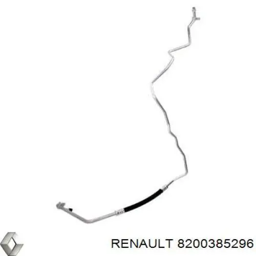 8200385296 Renault (RVI) Mangueira de aparelho de ar condicionado, desde o radiador até o secador