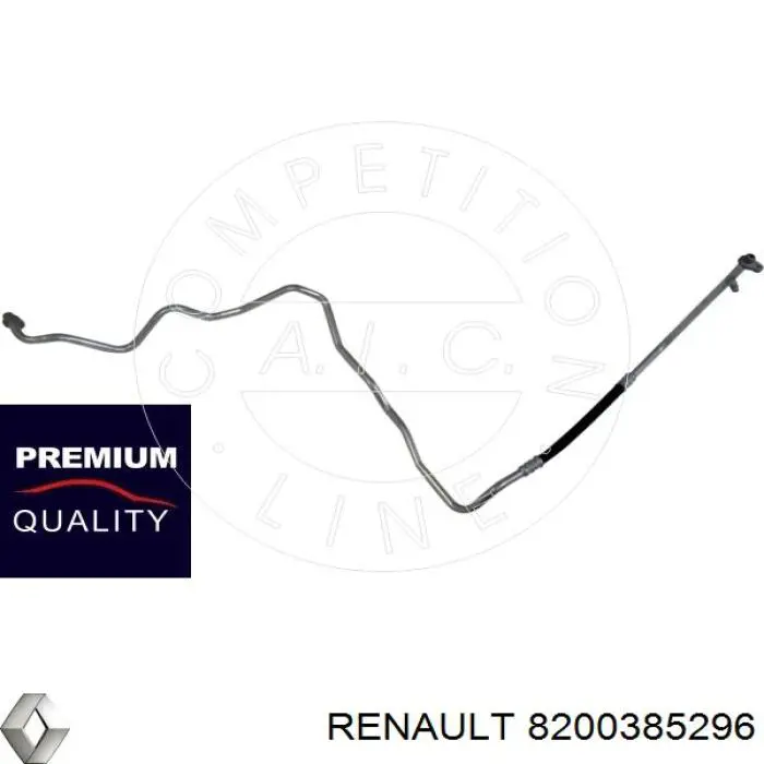 Compre 8200385296 Renault (RVI) Mangueira de aparelho de ar condicionado, desde o radiador até o secador