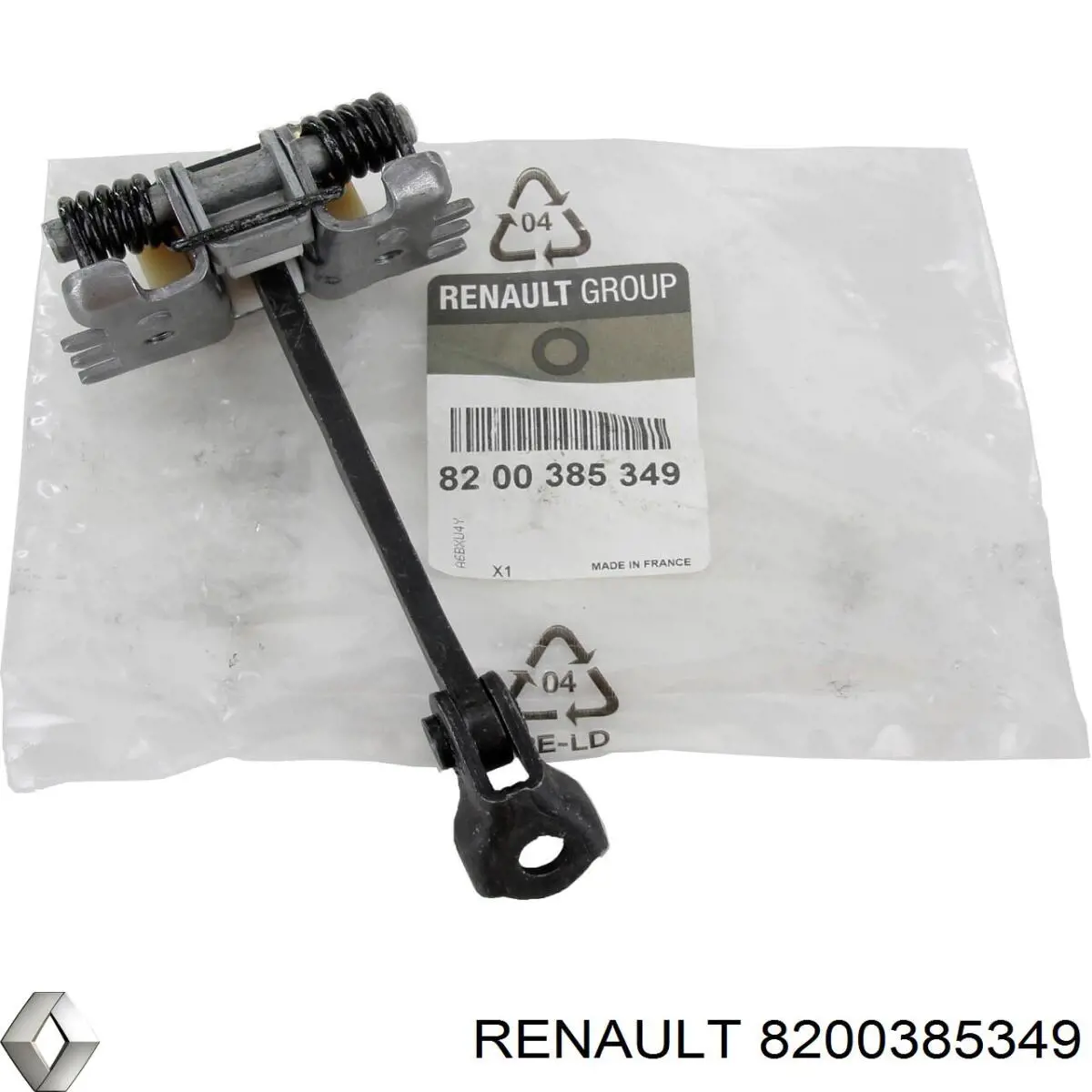 8200385349 Renault (RVI) Limitador dianteiro de abertura de porta