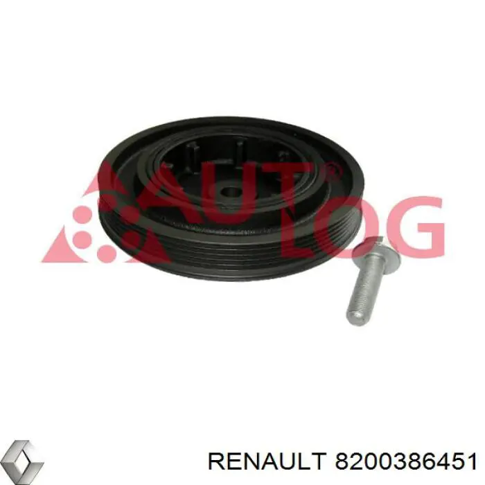 Polia de cambota Renault (RVI) 8200386451 preço, a partir de 73,33 USD