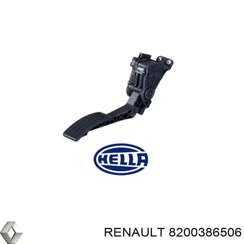 8200386506 Renault (RVI) Pedal de gás (de acelerador)