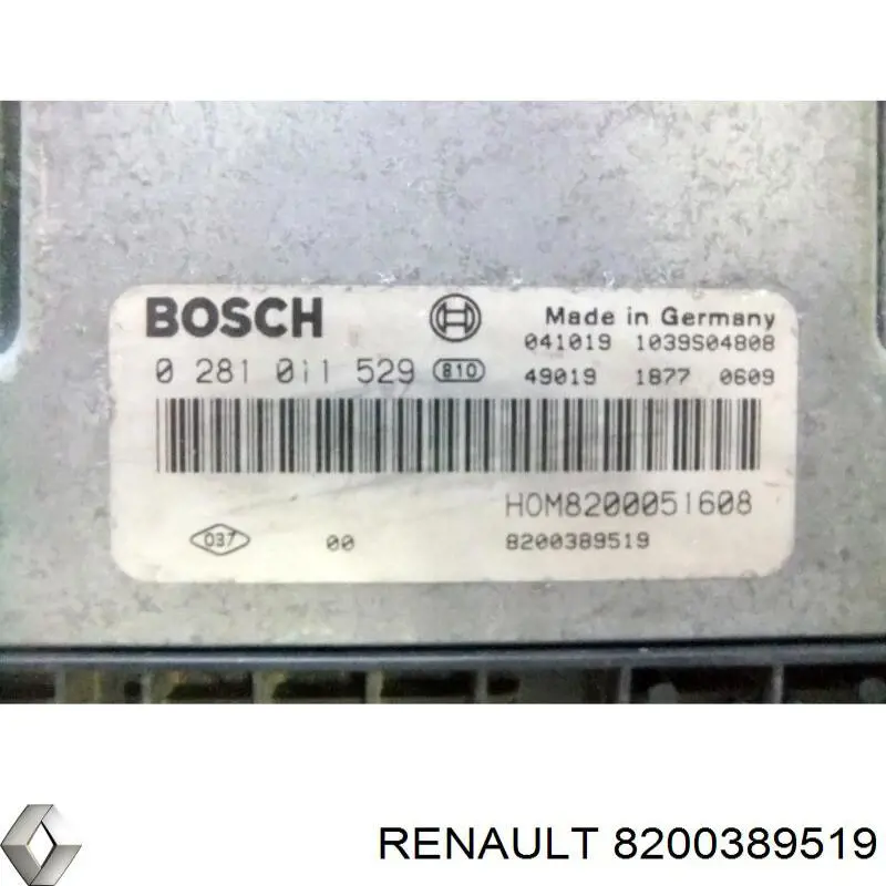 Módulo de direção (Centralina eletrônica) de motor Renault (RVI) 8200389519 preço, a partir de 130,35 USD