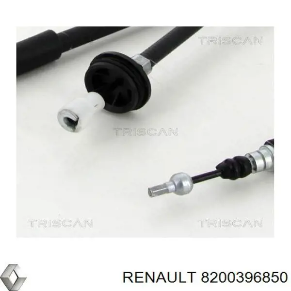 8200396850 Renault (RVI) Cabo traseiro direito/esquerdo do freio de estacionamento
