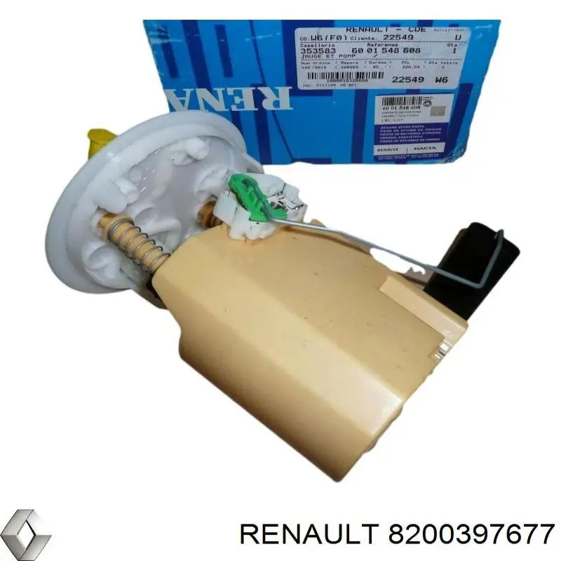 8200397677 Renault (RVI) Módulo de bomba de combustível com sensor do nível de combustível