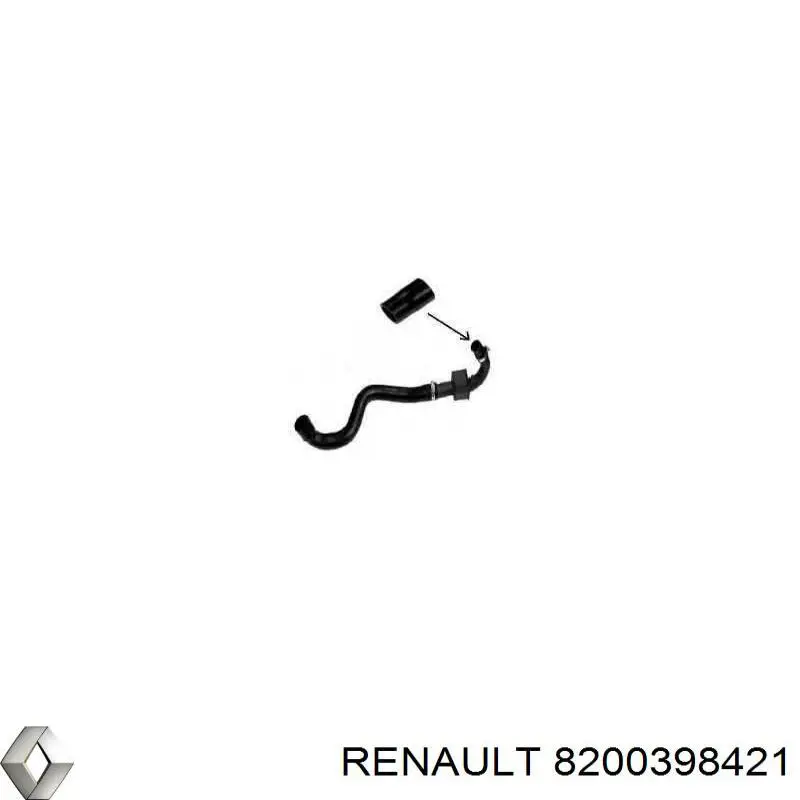 8200398421 Renault (RVI) Cano derivado de ar