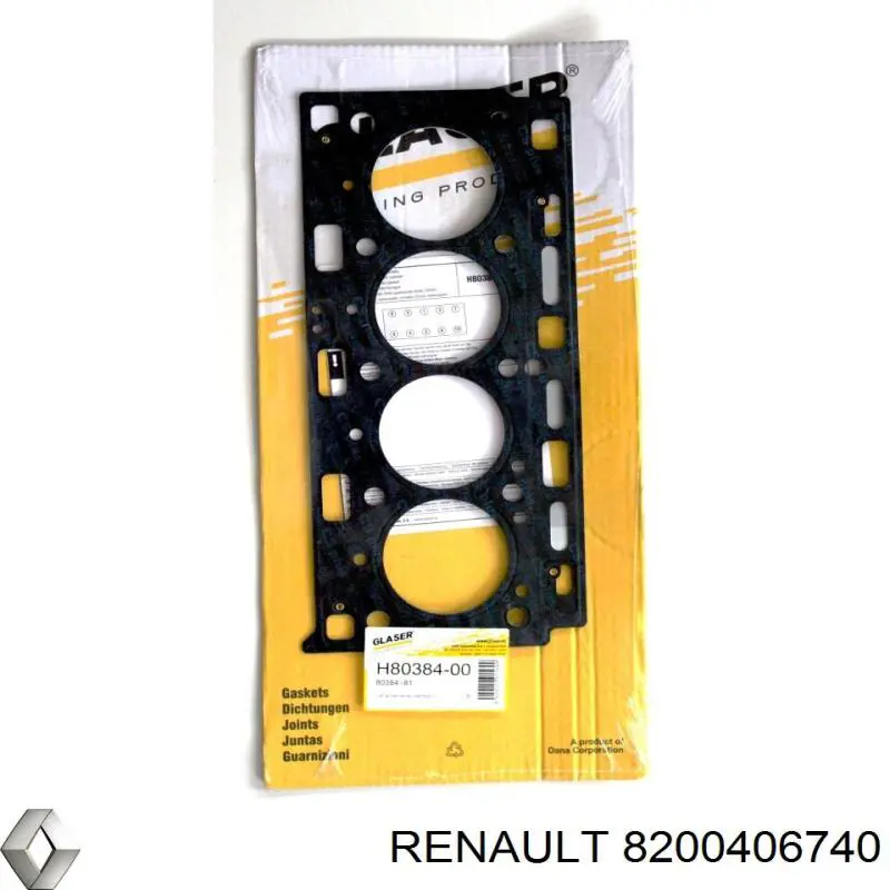 Compre 8200406740 Renault (RVI) Vedante de cabeça de motor (CBC)