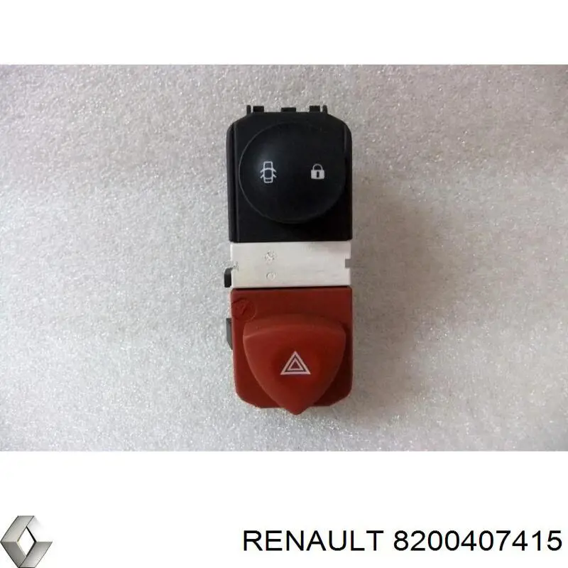 Compre 8200407415 Renault (RVI) Botão de ativação do sinal de emergência