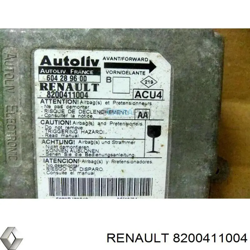  Renault (RVI) 8200411004 preço, a partir de 61,29 USD