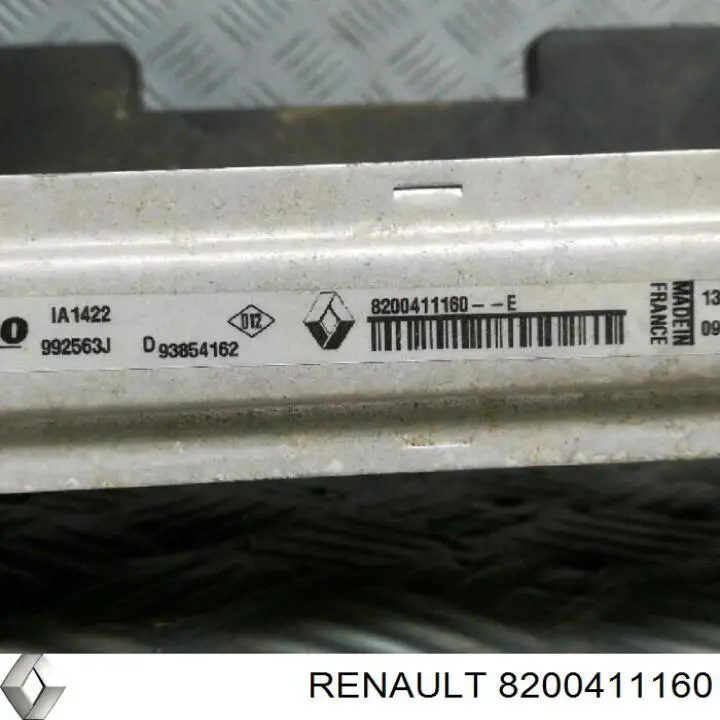 8200411160 Renault (RVI) Radiador de intercooler