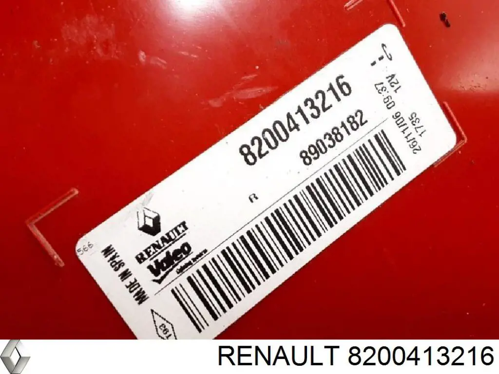 8200413216 Renault (RVI) Lanterna traseira direita