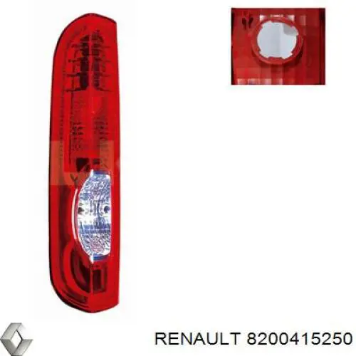 8200415250 Renault (RVI) Lanterna traseira esquerda