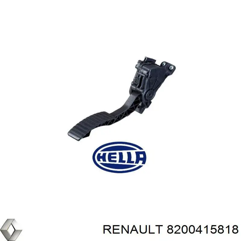 Pedal de gás (de acelerador) Renault (RVI) 8200415818 preço, a partir de 101,11 USD