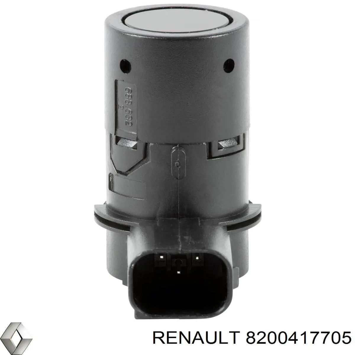 Sensor traseiro de sinalização de estacionamento (sensor de estacionamento) 8200417705 Renault (RVI)