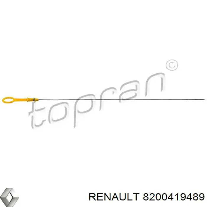 8200419489 Renault (RVI) Sonda (indicador) do nível de óleo no motor