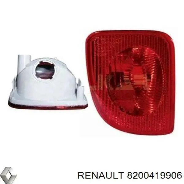 Lanterna de nevoeiro traseira esquerda Renault (RVI) 8200419906 preço, a partir de 25,69 USD
