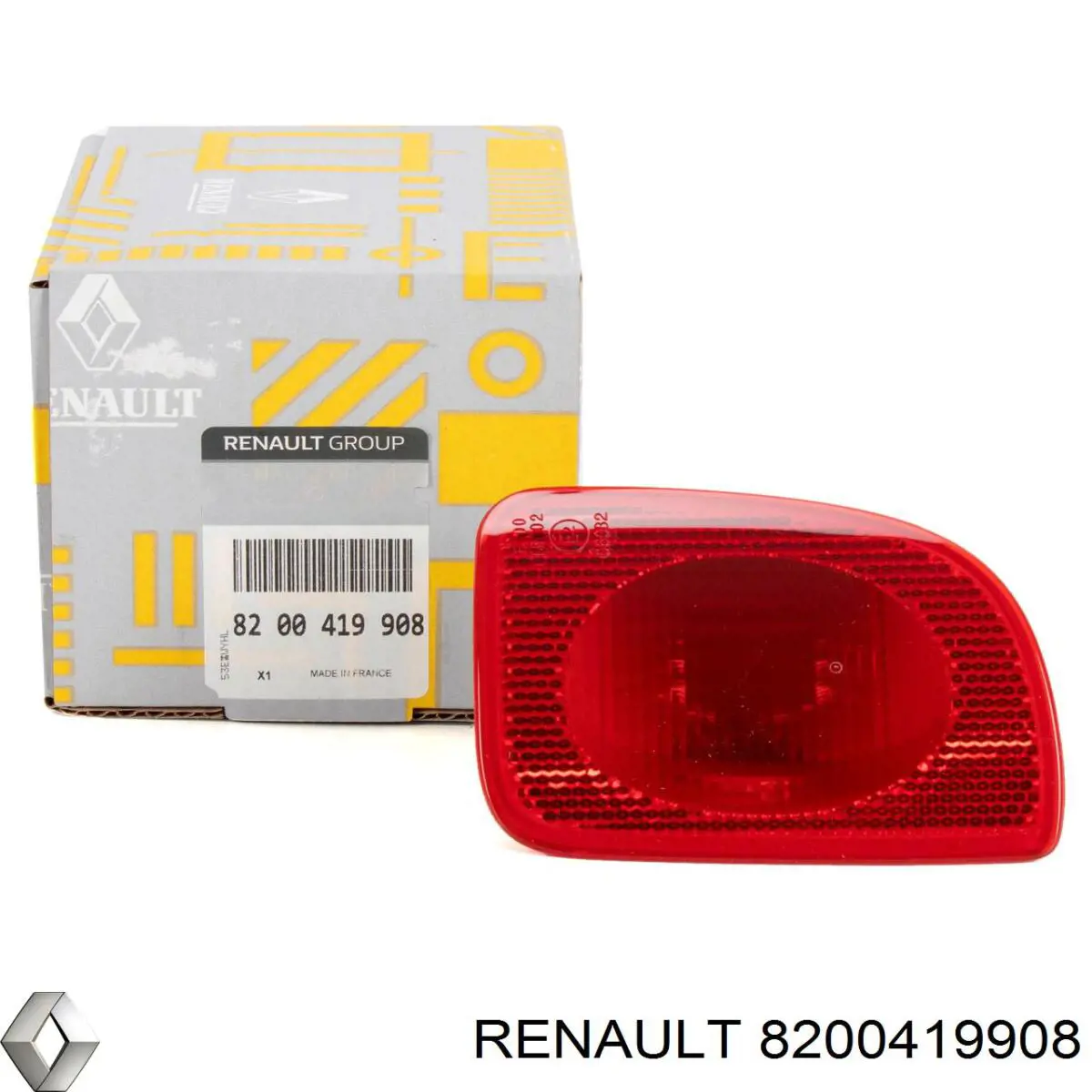 Lanterna de nevoeiro traseira direita Renault (RVI) 8200419908 preço, a partir de 25,69 USD