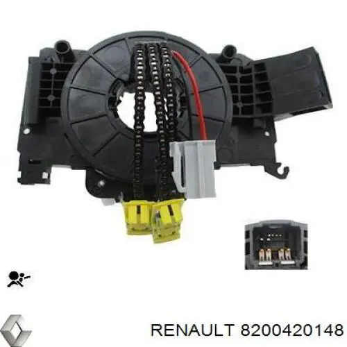 Anel AIRBAG de contato, cabo plano do volante Renault (RVI) 8200420148 preço, a partir de 31,28 USD
