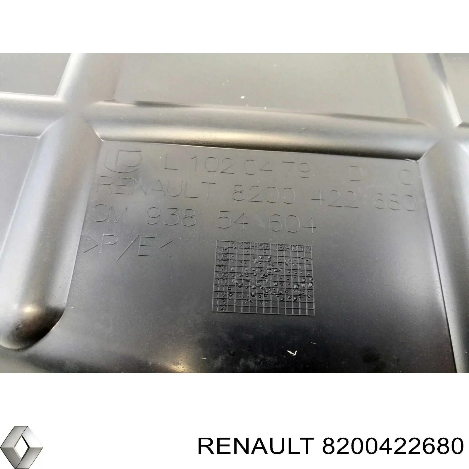 Conduto de ar (defletor) direito do radiador Renault (RVI) 8200422680 preço, a partir de 19,95 USD
