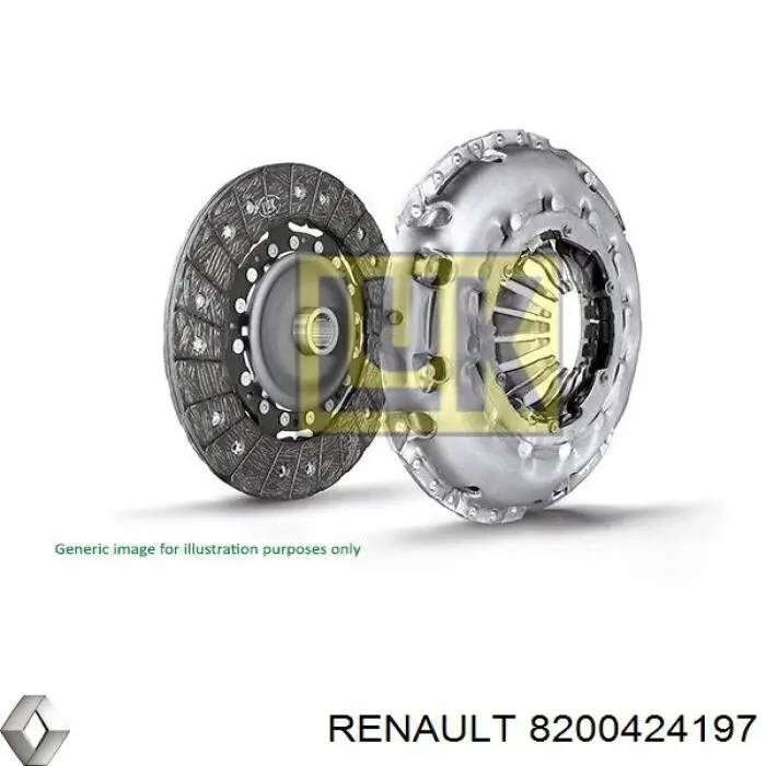 Compre 8200424197 Renault (RVI) Disco de embraiagem