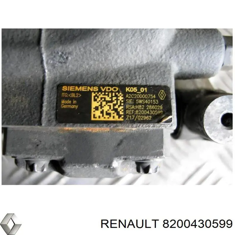 8200430599 Renault (RVI) Bomba de combustível de pressão alta
