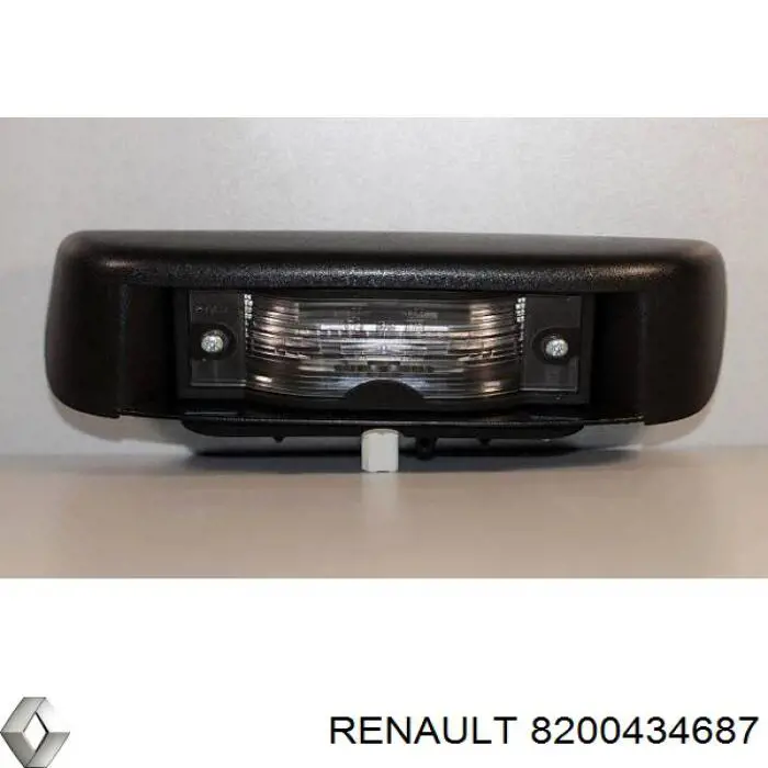 8200434687 Renault (RVI) Lanterna da luz de fundo de matrícula traseira