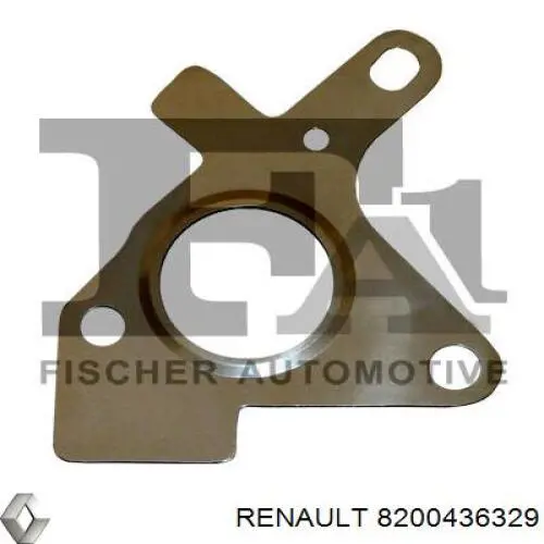 Vedante de turbina dos gases de escape, escape Renault (RVI) 8200436329 preço, a partir de 4,58 USD