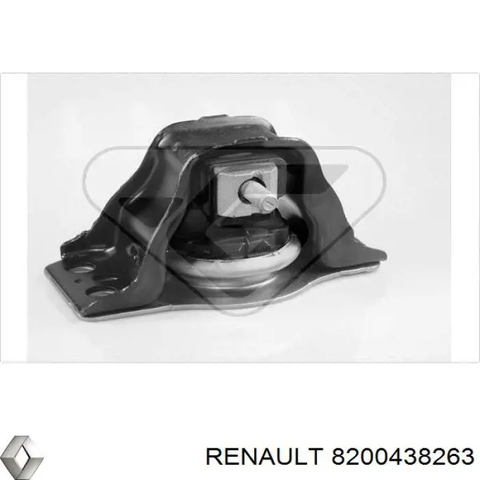 8200438263 Renault (RVI) Coxim (suporte) direito de motor
