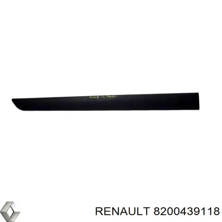 8200439118 Renault (RVI) Moldura do pára-lama traseiro direito