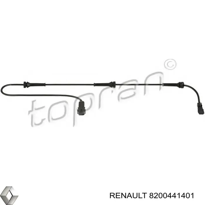 8200441401 Renault (RVI) Sensor dianteiro de ABS