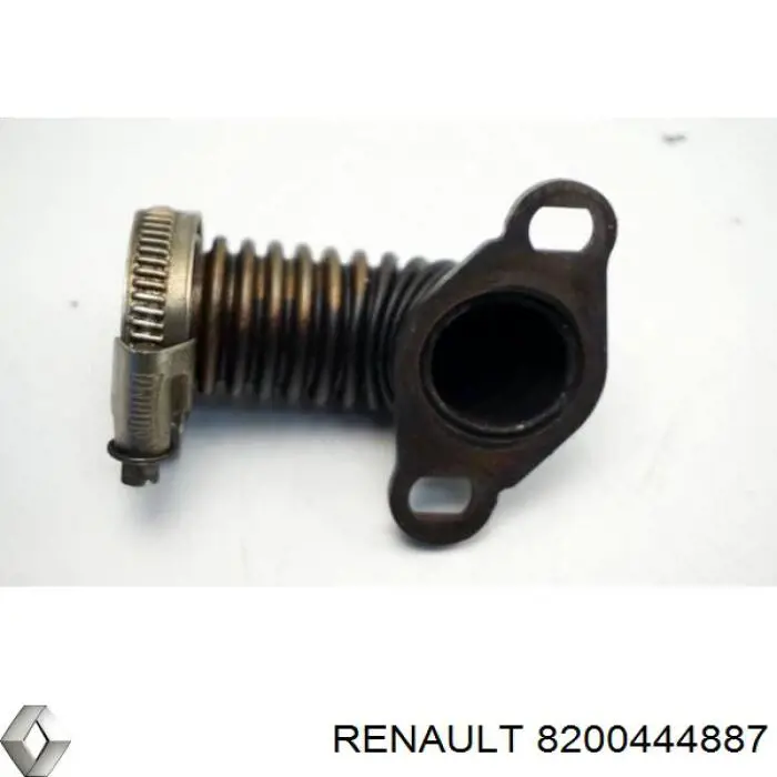 8200444887 Renault (RVI) Radiador do sistema EGR de recirculação dos gases de escape