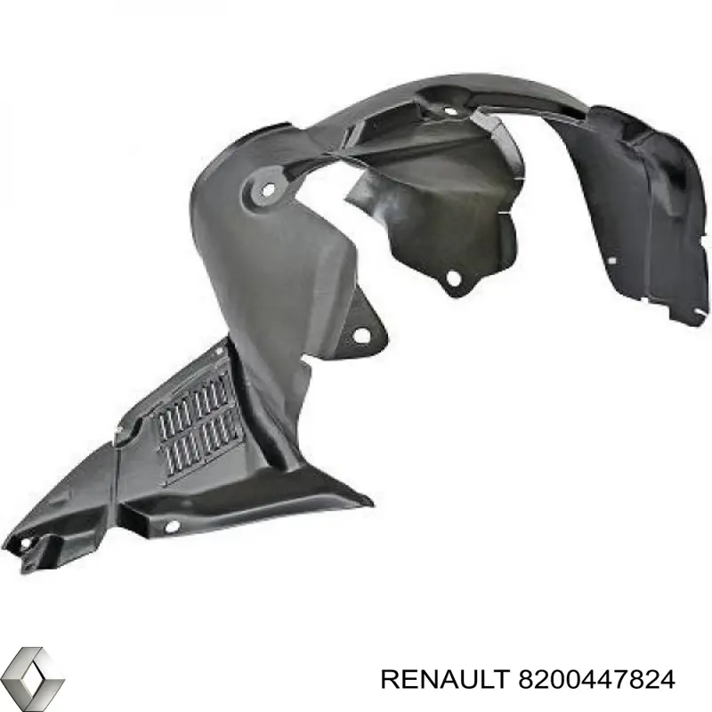 8200447824 Renault (RVI) Guarda-barras direito do pára-lama dianteiro