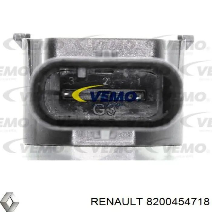 Compre 8200454718 Renault (RVI) Sensor dianteiro de sinalização de estacionamento (sensor de estacionamento)