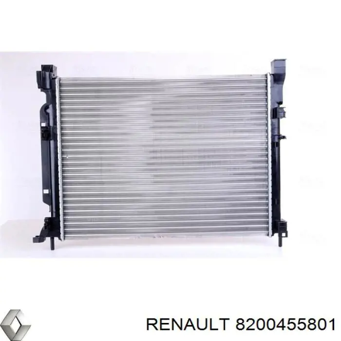 8200455801 Renault (RVI) Radiador de esfriamento de motor