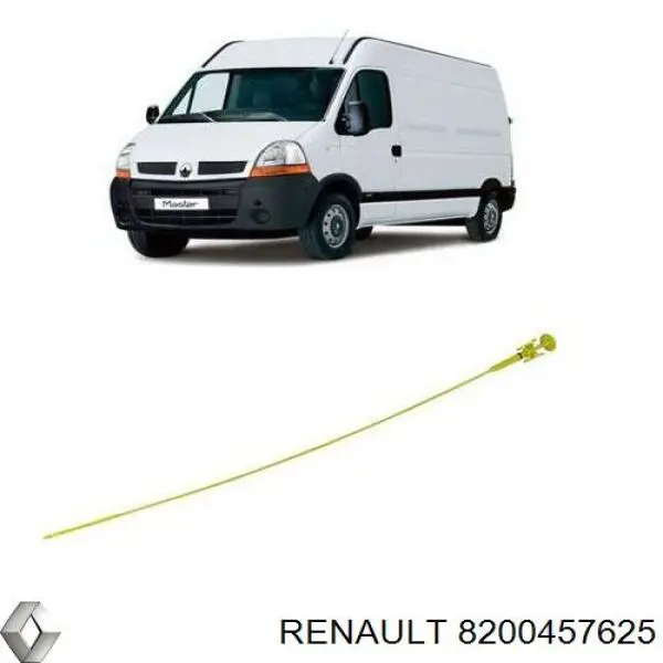 Sonda (indicador) do nível de óleo no motor Renault (RVI) 8200457625 preço, a partir de 11,33 USD