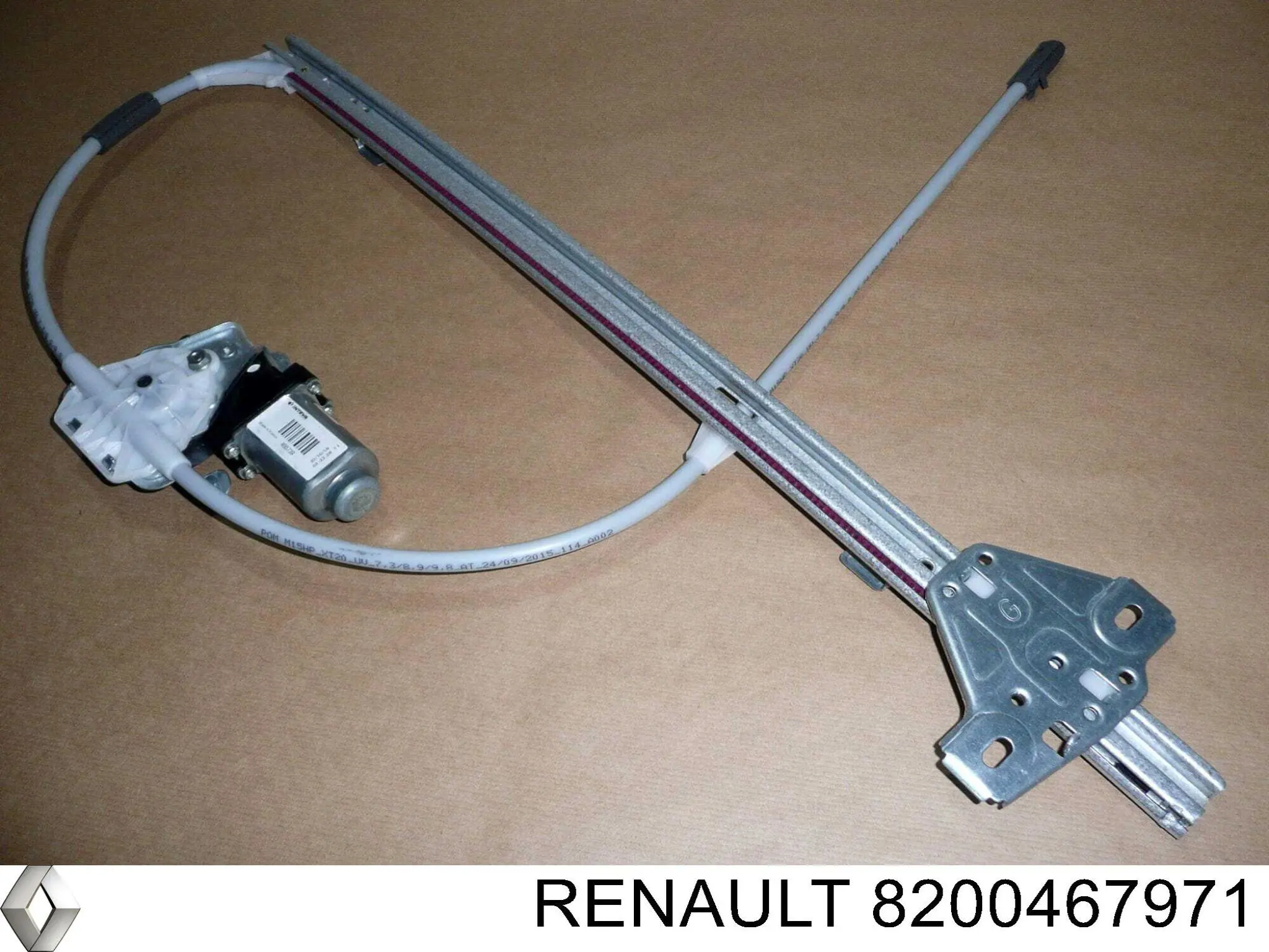 8200467971 Renault (RVI) Mecanismo de acionamento de vidro da porta dianteira esquerda