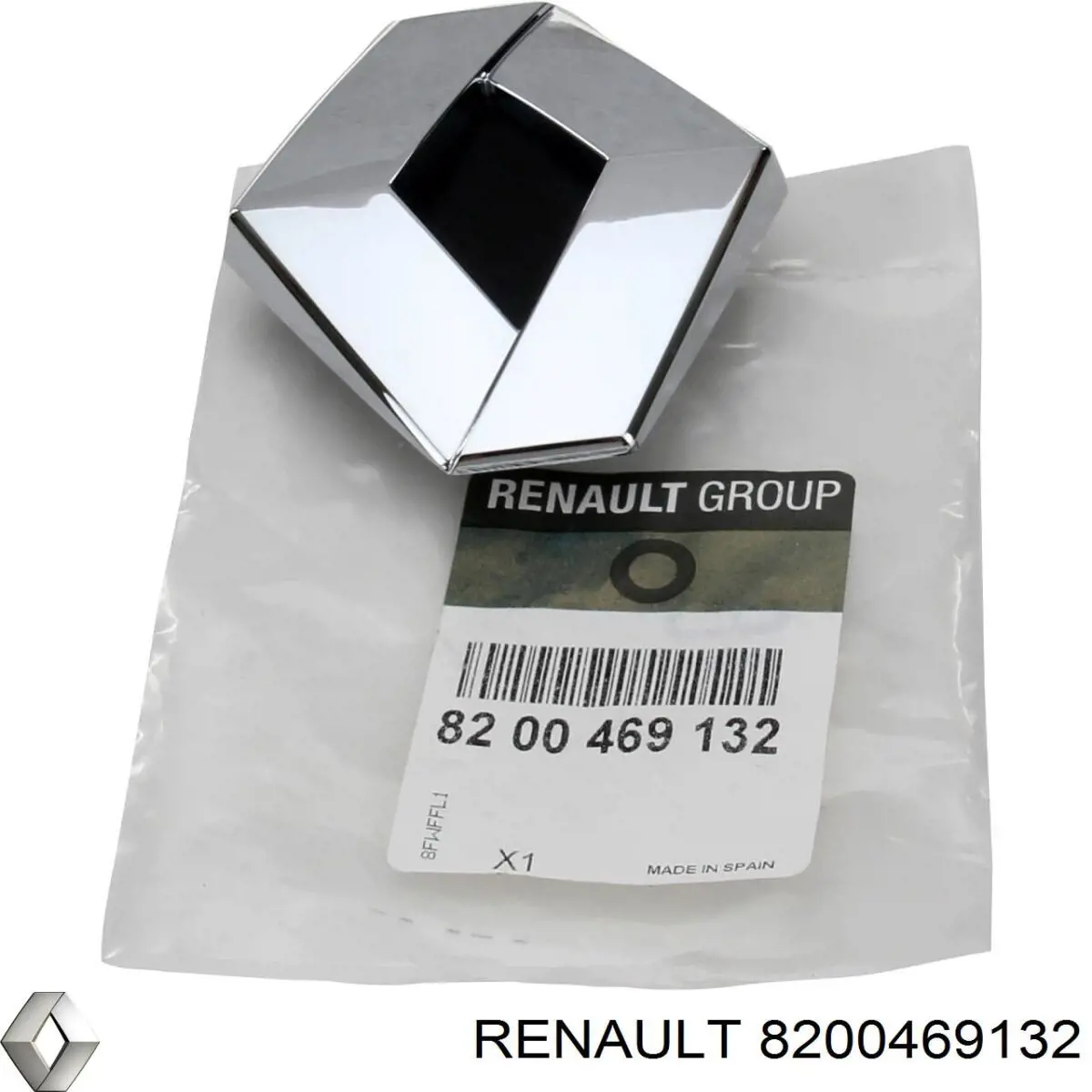 Emblema de tampa de porta-malas (emblema de firma) para Renault Clio III BR01, CR01