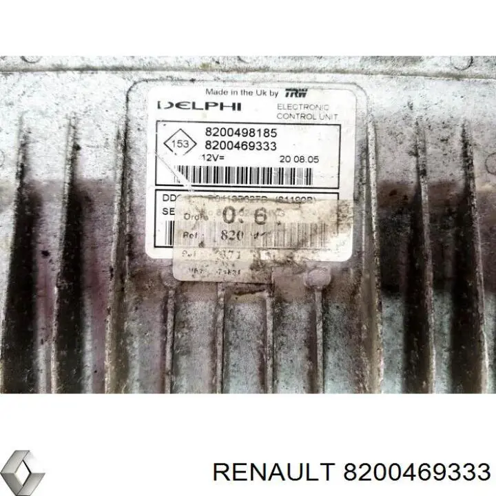 Módulo de direção (Centralina eletrônica) de injeção de combustível Renault (RVI) 8200469333 preço, a partir de 111,30 USD