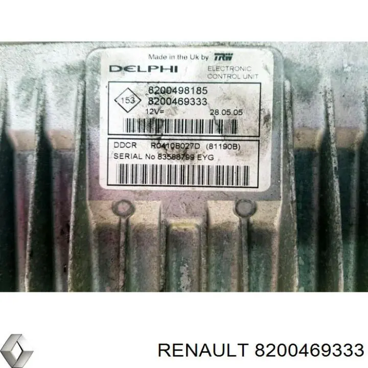 8200469333 Renault (RVI) Módulo de direção (Centralina eletrônica) de injeção de combustível