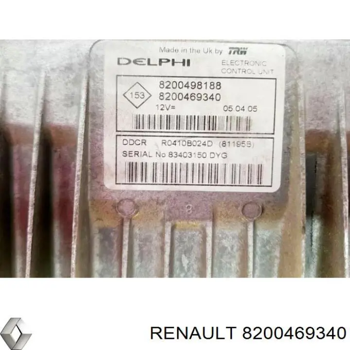 8200469340 Renault (RVI) Módulo de direção (Centralina eletrônica) de motor