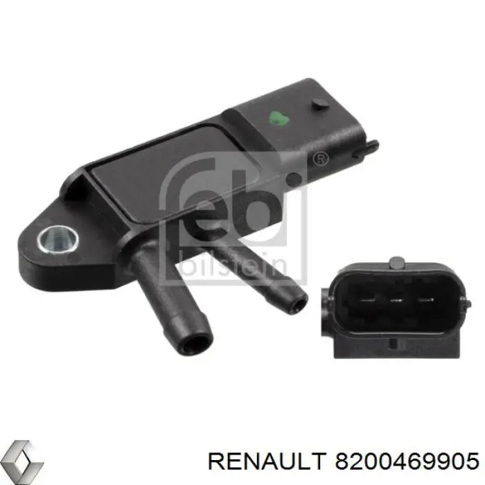 Sensor de pressão dos gases de escape 8200469905 Renault (RVI)