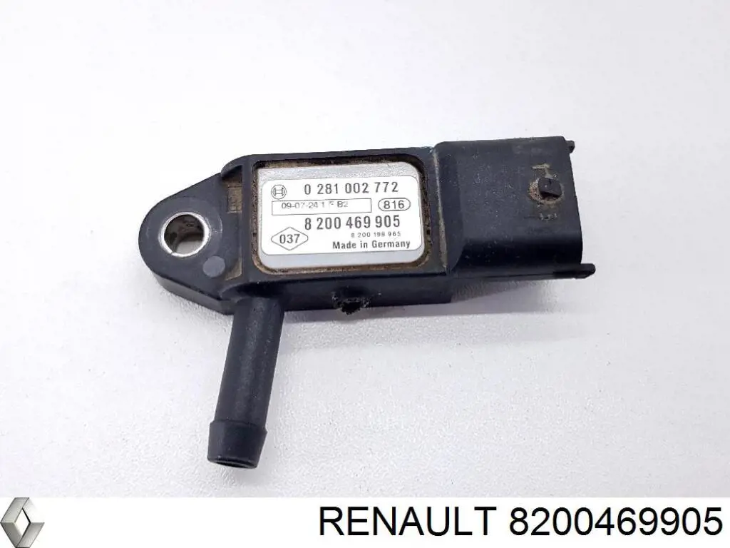 8200469905 Renault (RVI) Sensor de pressão dos gases de escape