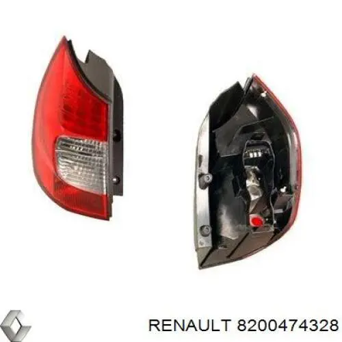 Lanterna traseira esquerda Renault (RVI) 8200474328 preço, a partir de 92,10 USD