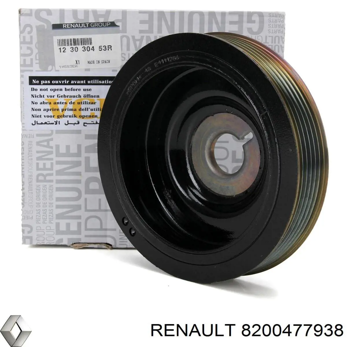 Compre 8200477938 Renault (RVI) Polia de cambota