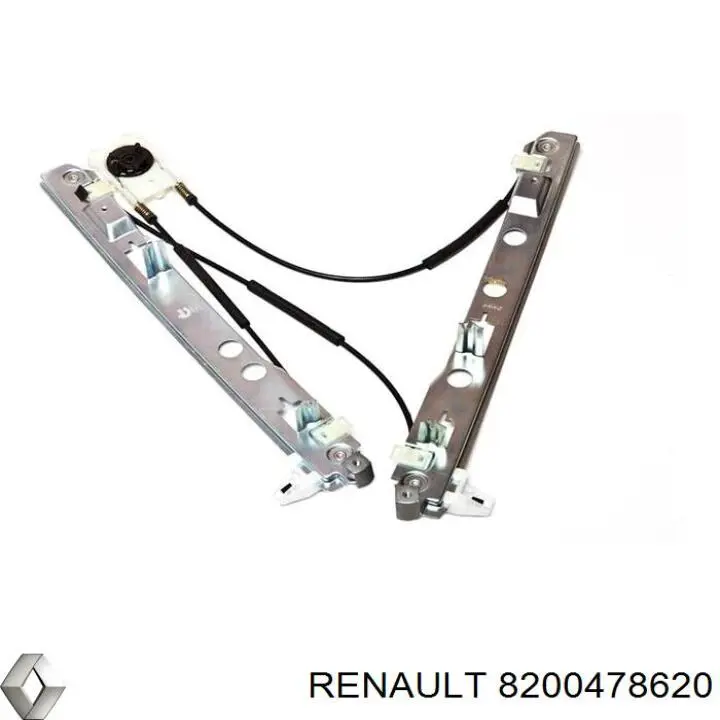 Mecanismo de acionamento de vidro da porta dianteira direita 8200478620 Renault (RVI)