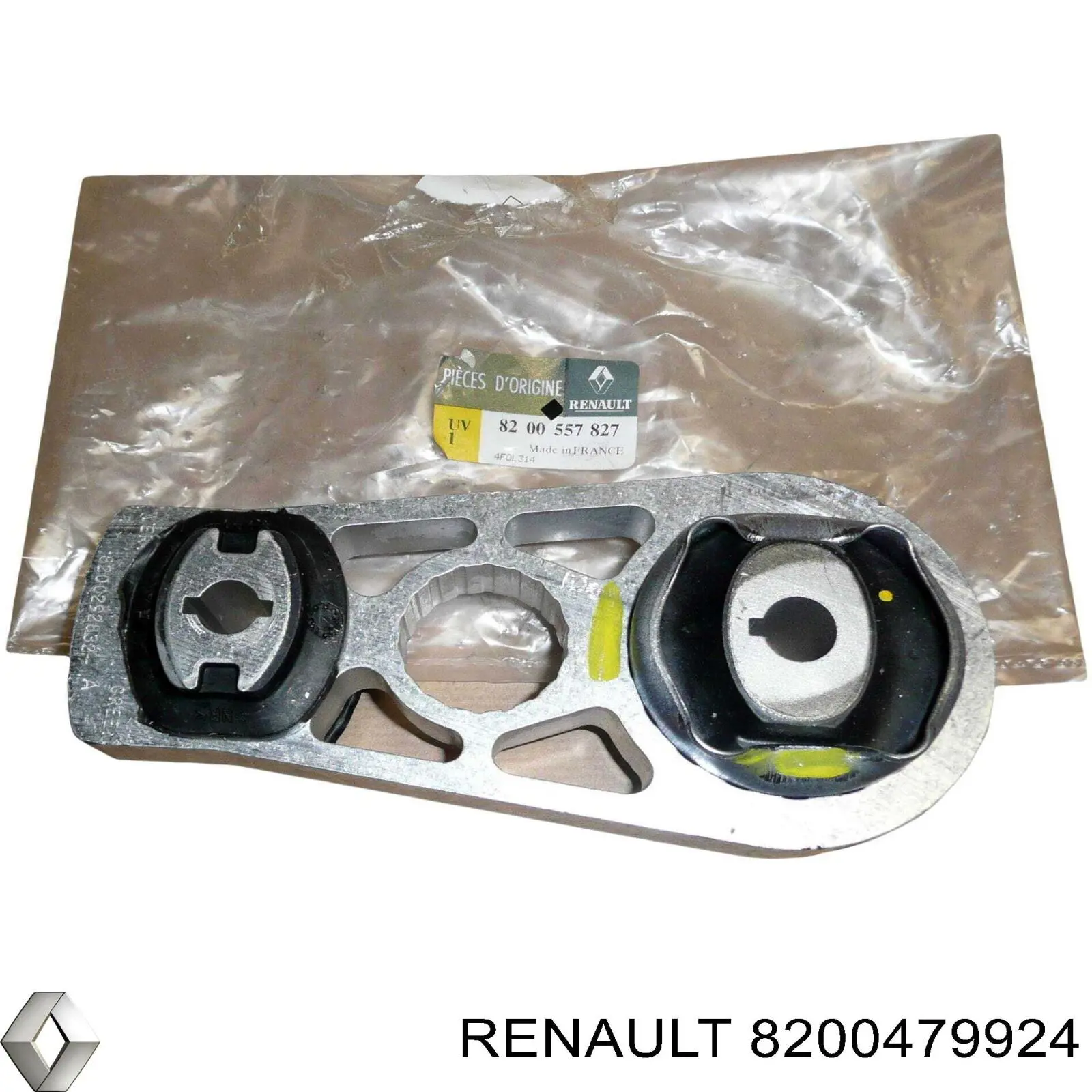 8200479924 Renault (RVI) Coxim de transmissão (suporte da caixa de mudança)