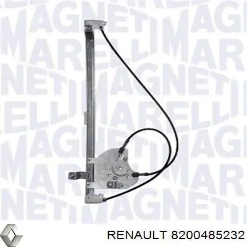 Compre 8200485232 Renault (RVI) Mecanismo de acionamento de vidro da porta traseira esquerda