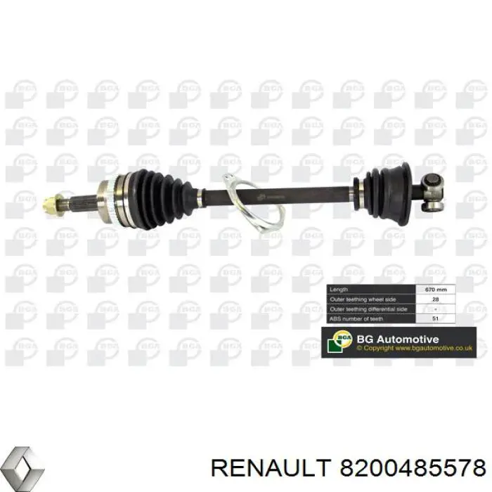  Renault (RVI) 8200485578 preço, a partir de 86,83 USD